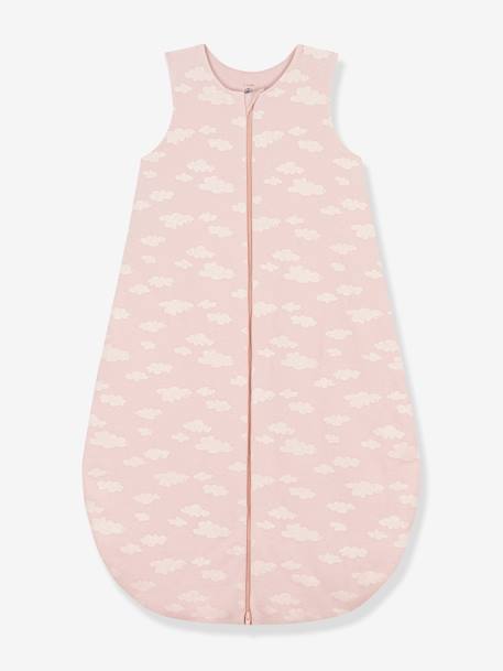 Fluwelen trappelzak baby's wolken PETIT BATEAU rozen - vertbaudet enfant 