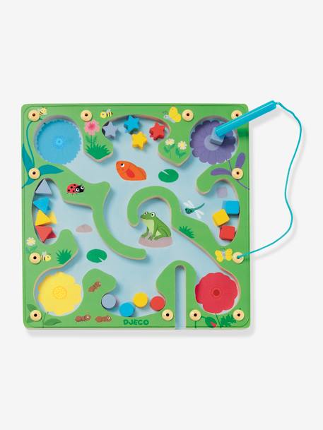 Magnetisch doolhof - FrogyMaze - DJECO meerkleurig - vertbaudet enfant 