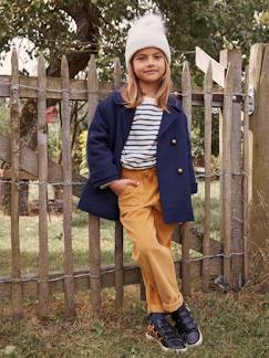 Meisje-Broek-Ribfluwelen paperbag broek voor meisjes