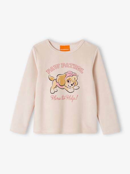 Fluwelen meisjespyjama Paw Patrol® beige - vertbaudet enfant 