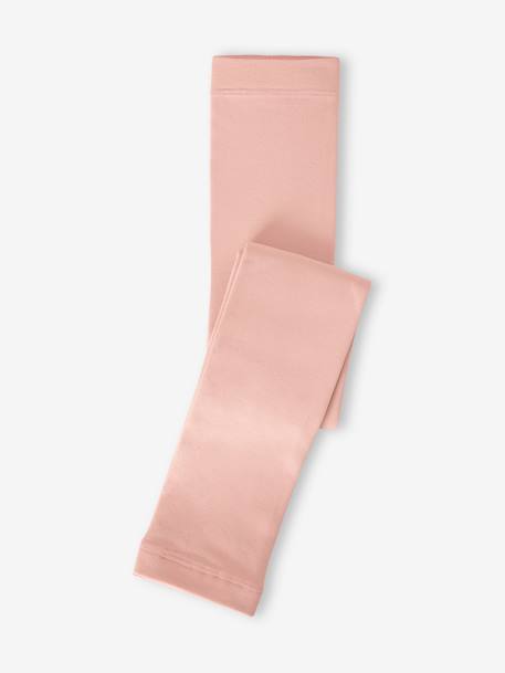 Fleece-legging voor meisjes blauw+roze (poederkleur)+zwart - vertbaudet enfant 