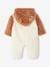 Onesie 'Kerstrendier' voor baby's met pluche-effect pecannoot - vertbaudet enfant 