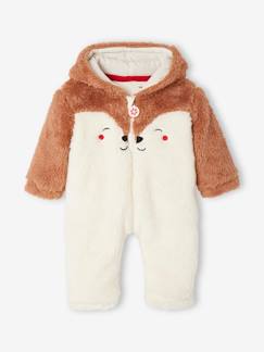 -Onesie 'Kerstrendier' voor baby's met pluche-effect