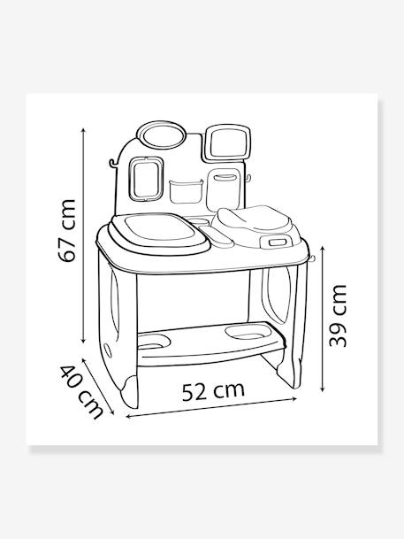 Baby Care Center - SMOBY meerkleurig - vertbaudet enfant 