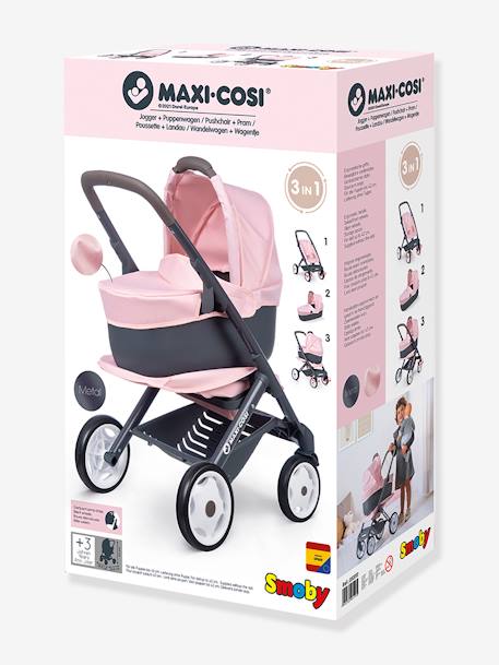 Maxi Cosi Kinderwagen Landau 3 in 1 - SMOBY groen+rozen - vertbaudet enfant 