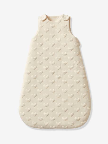 Personaliseerbare trappelzak jacquard beige+okergeel - vertbaudet enfant 