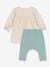 PETIT BATEAU badstof babyjurk met legging beige - vertbaudet enfant 