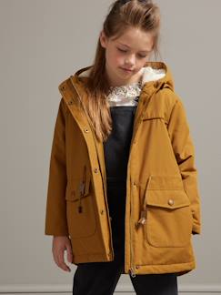 Meisje-Mantel, jas-3-in-1 parka CYRILLUS