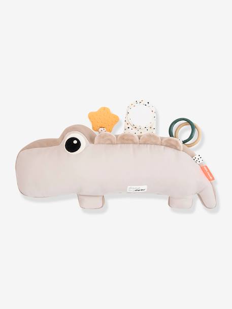 Krokodillenknuffel activity - DONE BY DEER beige+GROEN - vertbaudet enfant 