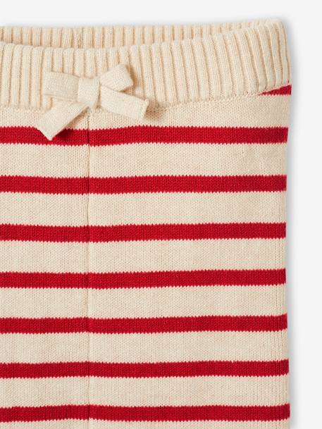 2-delige gebreide Kerst babyset gemêleerd beige - vertbaudet enfant 