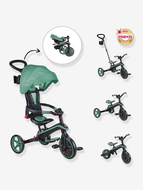 Driewieler Explorer Foldable 4 in 1 - GLOBBER grijs+olijf+rozen+taupe - vertbaudet enfant 