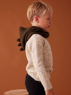 Jongens-Accessoires-Muts, sjaal, handschoenen-Bivakmuts dino voor jongens