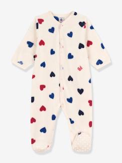 Baby-Salopette, jumpsuit-Boxpakje voor baby's in fleece PETIT BATEAU