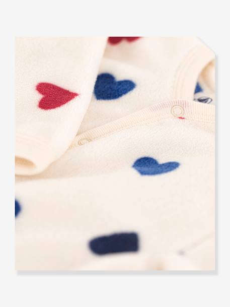 Boxpakje voor baby's in fleece PETIT BATEAU beige, bedrukt - vertbaudet enfant 