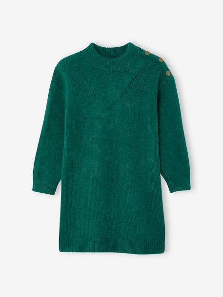 Tricot meisjesjurk groen - vertbaudet enfant 