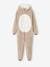 Onesie 'rendier' voor volwassenen, capsule familiecollectie gemêleerd beige - vertbaudet enfant 