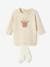 Kerstset voor baby met gebreide jurk met rendierpatroon + maillot ecru - vertbaudet enfant 