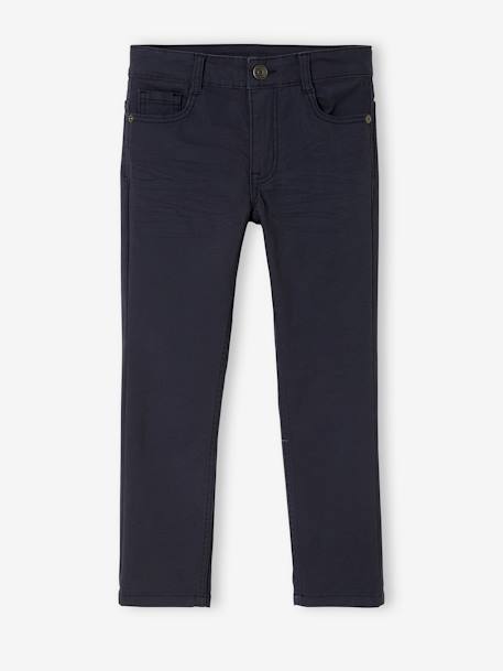 Onverwoestbare rechte broek jongen BLAUW - vertbaudet enfant 