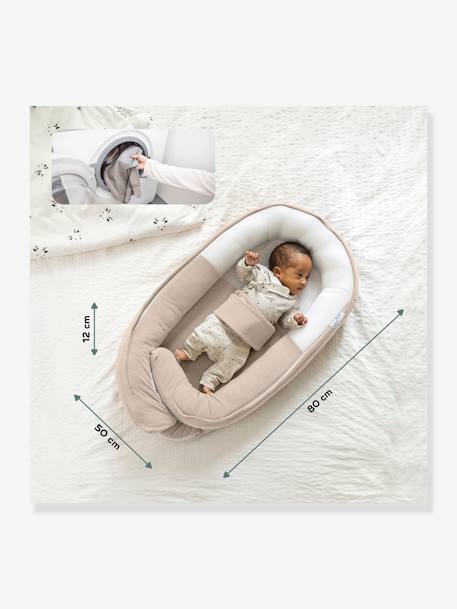 Verkleinkussen meegroeibed BABYMOOV Doomoo Cocoon BEAR GREY+grijs - vertbaudet enfant 