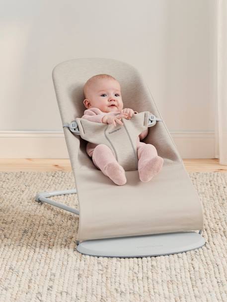 Ligstoel Bliss jersey 3D BABYBJORN beige - vertbaudet enfant 