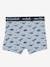 Set van 5 stretchboxers voor jongens Dino's Oeko-Tex® Lot BOB dino - vertbaudet enfant 