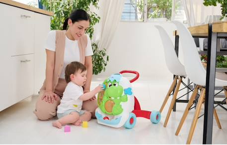 Loophulp Dino ECO + - CHICCO groen - vertbaudet enfant 