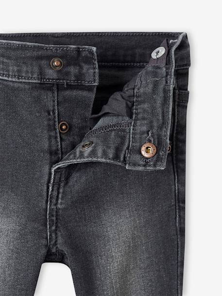 Babyjeans rechte pasvorm BASICS denimgrijs+gebleekt denim+ongewassen denim - vertbaudet enfant 