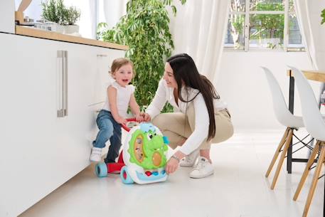 Loophulp Dino ECO + - CHICCO groen - vertbaudet enfant 