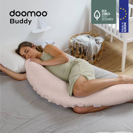 Zwangerschaps- en borstvoedingskussen DOOMOO Buddy beige+ETHNIC PETROL+RISOTTO TAUPE+rozen+terracotta - vertbaudet enfant 