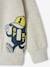 Sportieve sweater met mascottemotief voor en achter gemêleerd wit - vertbaudet enfant 