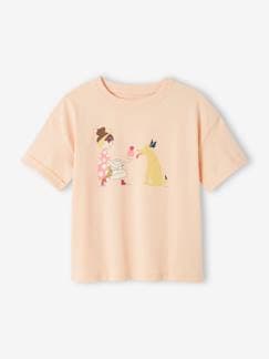 -Pop t-shirt met korte mouwen met omslag voor meisjes