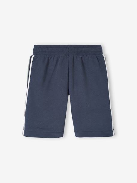 Jongenssportshort met zijbanden marineblauw - vertbaudet enfant 