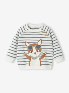 Baby-Gestreept sweatshirt van molton baby