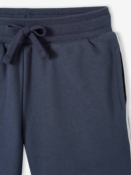 Jongenssportshort met zijbanden marineblauw - vertbaudet enfant 