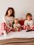 Kerstpyjama 'Happy Family' voor dames ecru - vertbaudet enfant 
