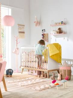 Slaapkamer en Opbergoplossingen-Slaapkamer-Kinderbedje, babybedje-Babybedje-Babybed met spijlen CONFETTI