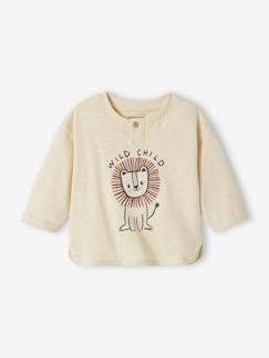 Baby-T-shirt, souspull-T-shirt met lange mouwen "leeuw" baby