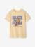 Jongensshirt met mascotte geel+lavendel - vertbaudet enfant 