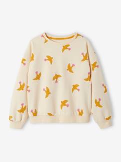 Meisje-Trui, vest, sweater-Sweater-Decoratieve meisjessweater met hartjes of stippen