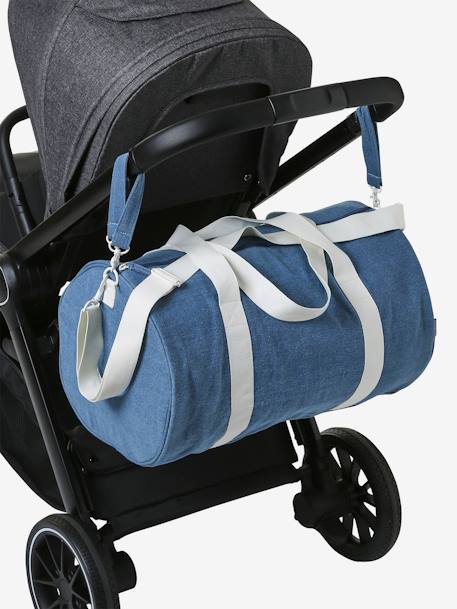 Baby Roll luiertas van denim gebleekt denim - vertbaudet enfant 