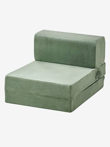 Corduroy bedbank groen - vertbaudet enfant 