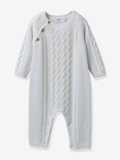 Baby-Salopette, jumpsuit-Baby jumpsuit van wol en kasjmier CYRILLUS