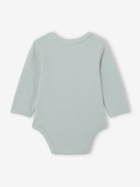 Set van 7 rompertjes met US-opening en lange mouwen voor baby BASICS meerkleurig - vertbaudet enfant 