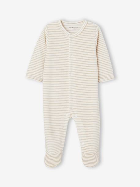 Geboorteset 6 items baby beige+grijsblauw - vertbaudet enfant 