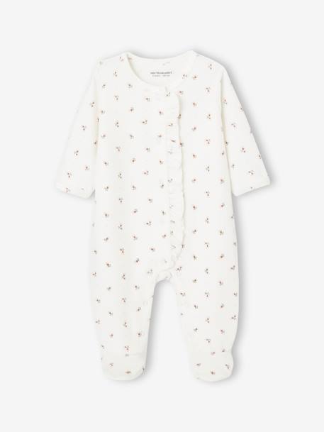 Set van 2 fluwelen pyjamapakjes oudroze - vertbaudet enfant 