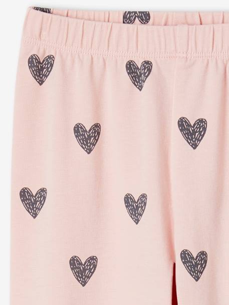 Set van 2 korte meisjesleggings antraciet - vertbaudet enfant 