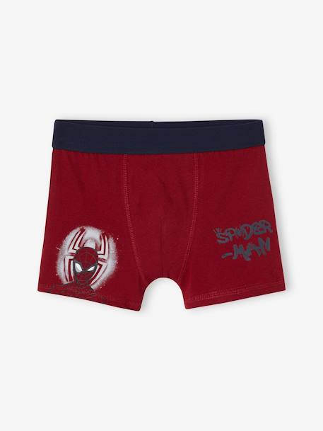 Set van 3 boxers Marvel® Spider Man rood - vertbaudet enfant 