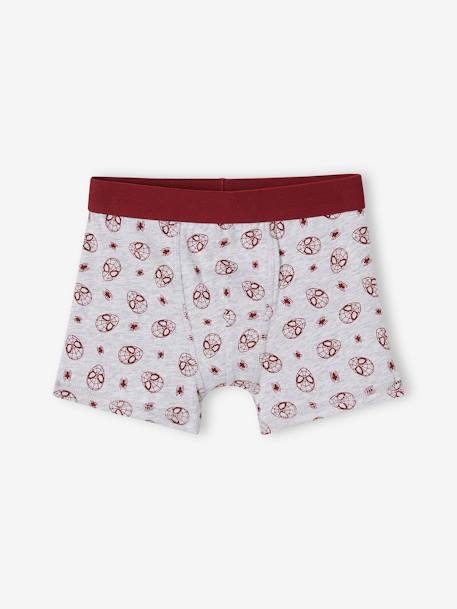 Set van 3 boxers Marvel® Spider Man rood - vertbaudet enfant 