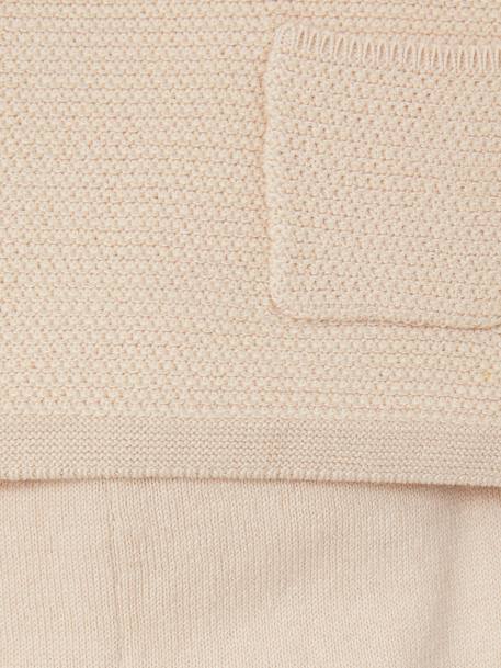 Gebreide set trui en legging voor pasgeboren baby's beige - vertbaudet enfant 