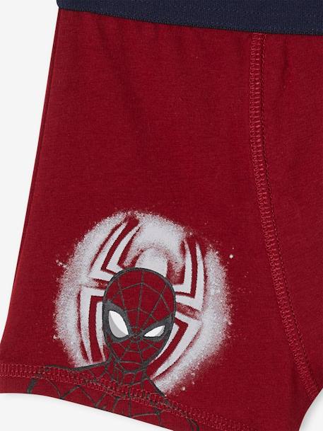 Set van 3 boxers Marvel® Spider Man rood - vertbaudet enfant 